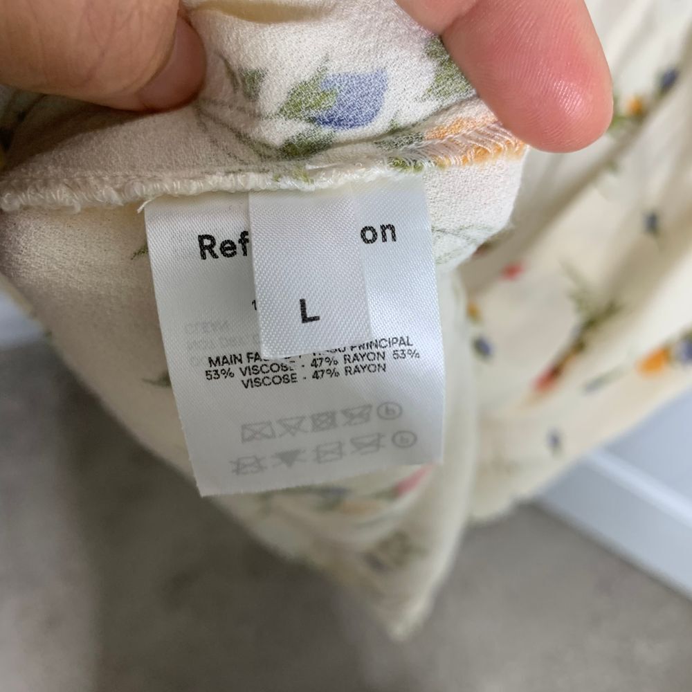 Reformation Floral Maxi Dress Cottagecore‎ Romantic Summer Slip Dress Large - Picture 7 of 8